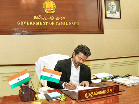 Kharge congratulates Vijay, says TVK govt reflects Tamil Nadu’s progressive ideals Kharge congratulates Vijay, says TVK govt reflects Tamil Nadu’s progressive ideals