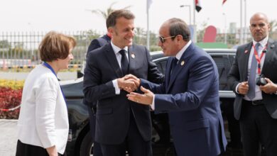 Egyptian, French leaders discuss regional developments