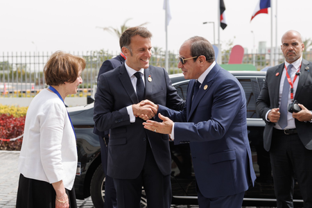 Egyptian, French leaders discuss regional developments