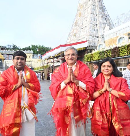 CEC Gyanesh Kumar visits Tirumala Venkateswara Temple after peaceful conduct of 2026 Assembly polls