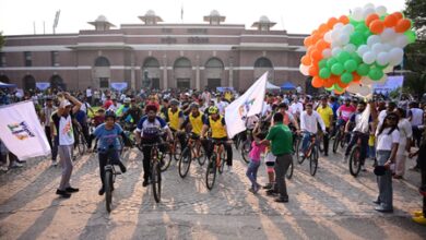 Armed Forces lead from front at 73rd edition of Fit India Sundays on Cycle in New Delhi