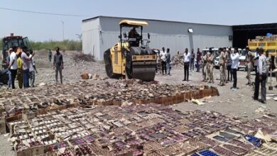 Ahmedabad Police destroy liquor worth Rs 4.19 crore seized in prohibition cases