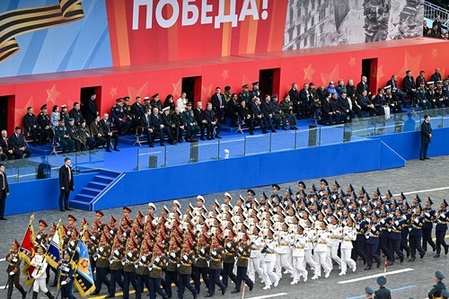 North Korea marches in Russia’s Victory Day parade in show of military bond: Seoul