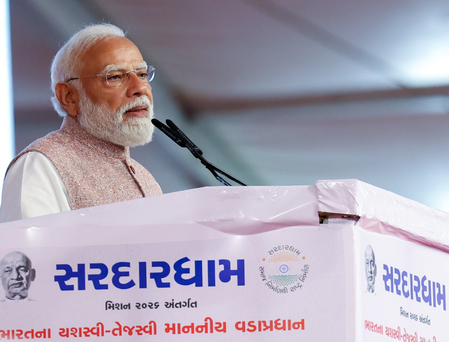 Gujarat: PM Modi cites political continuity as key to development