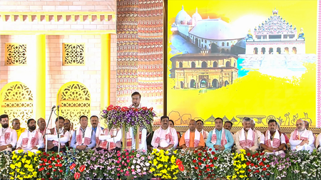 Himanta Biswa Sarma takes oath as Assam Chief Minister for second straight term