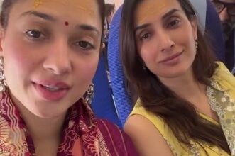 Tamannaah Bhatia, Pragya Kapoor call visit to Ujjain’s Mahakaleshwar Temple: Amazing