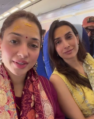 Tamannaah Bhatia, Pragya Kapoor call visit to Ujjain’s Mahakaleshwar Temple: Amazing