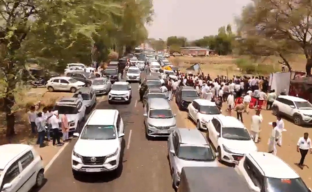 Cong criticises MP BJP leader’s massive convoy days after appeal for fuel conservation