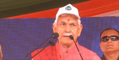 J&K L-G Manoj Sinha leads anti-drug ‘padyatra’ in Baramulla