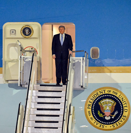 Trump arrives in Beijing for State Visit to China Trump arrives in Beijing for State Visit to China