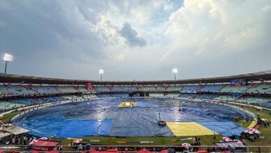 IPL 2026: Toss in RCB-KKR clash delayed due to rain and wet outfield in Raipur