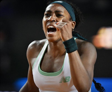 Gauff fends off Andreeva to enter Rome SF