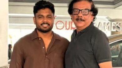 Priyadarshan poses with Sanju Samson for a picture: I feel proud Priyadarshan poses with Sanju Samson for a picture: I feel proud