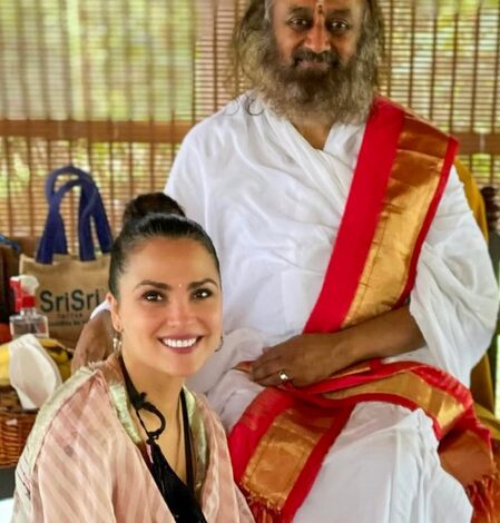Lara Dutta wishes Gurudev Sri Sri Ravi Shankar on his 70th birthday, shares heartwarming moments