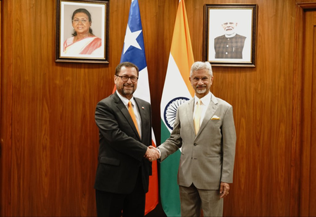 EAM Jaishankar meets Chilean FM Mackenna, discusses strengthening bilateral ties