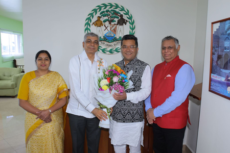 MoS Margherita arrives in Belize after concluding Honduras visit