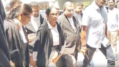 Mamata Banerjee in lawyer’s robes at Calcutta HC to argue PIL on post-poll violence