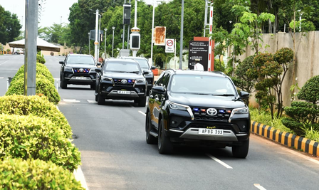 CM Chandrababu Naidu reduces convoy size from 12 vehicles to 4