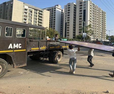 Gujarat: AMC collects Rs 8.39 lakh in week-long encroachment drive across Ahmedabad