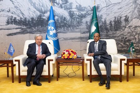 AU, UN leaders denounce external interference in Africa’s security crisis