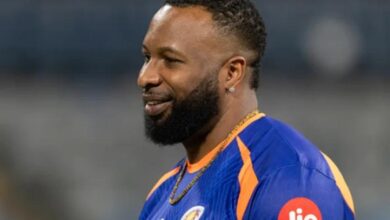 MI batting coach Pollard fined for use of ‘audible obscenity ‘during match