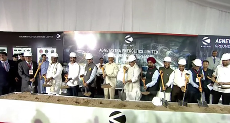 Rajnath Singh, Chandrababu Naidu lay foundation stones for aerospace, defence projects at Puttaparthi