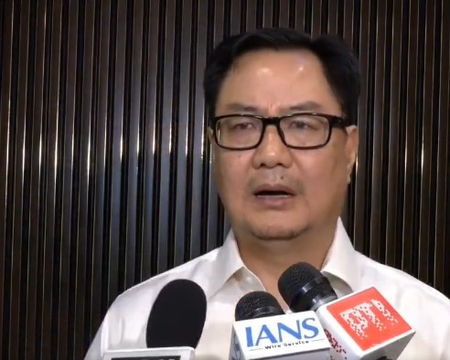 Opaqueness around Rahul’s foreign trips worrisome, violation of rules: Rijiju