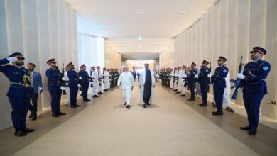 In special gesture, UAE President sees off PM Modi at airport as he emplanes for Netherlands
