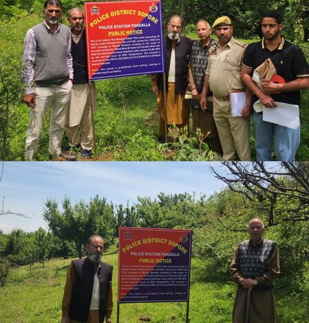 Police in J&K’s Sopore attaches property of Pakistani terror handler