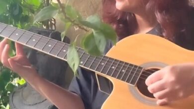 Twinkle Khanna learns guitar from her 12 year-old daughter, says every wrong note gets her a ‘condescending look’