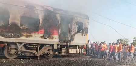High-level probe ordered after fire breaks out in Rajdhani Express near Kota