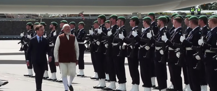 PM Modi arrives in Sweden, PM Kristersson welcomes him at airport