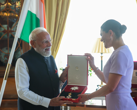 PM Modi receives Sweden’s ‘Royal Order of Polar Star’; marks 31st global honour