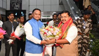 BJP President Nitin Nabin arrives in Odisha, receives warm welcome in Bhubaneswar