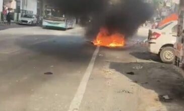 Car catches fire near Bhajanpura metro station in Delhi; driver escapes unhurt Car catches fire near Bhajanpura metro station in Delhi; driver escapes unhurt