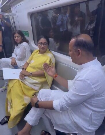 Delhi CM Rekha Gupta, BJP leaders take metro ride after PM Modi’s call for fuel conservation