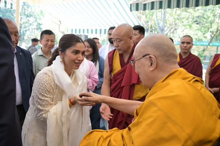 Bhumi Pednekar shares glimpse of her ‘inward journey’ as she meets Dalai Lama Bhumi Pednekar shares glimpse of her ‘inward journey’ as she meets Dalai Lama