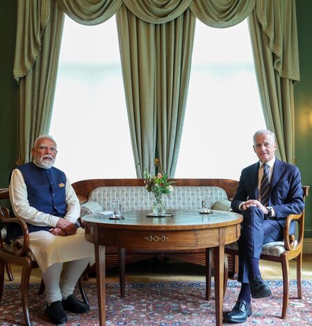 India-Norway Green Strategic Partnership will benefit entire world: PM Modi