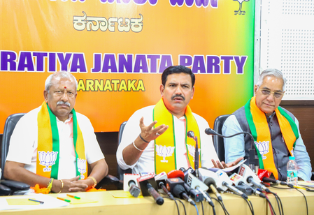 Cong crossed all limits of appeasement: K’taka BJP chief on Laadle Mashak Dargah case issue