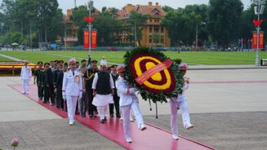 Rajnath Singh pays homage to Vietnam’s founding father Ho Chi Minh