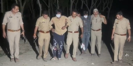 Two murder accused injured in police encounter in Noida; two minors detained Two murder accused injured in police encounter in Noida; two minors detained