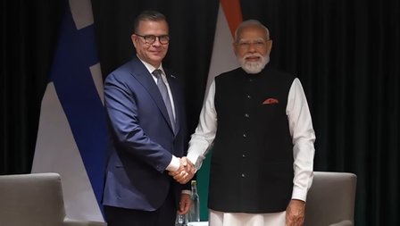 PM Modi holds talks with Finnish counterpart Petteri Orpo in Norway PM Modi holds talks with Finnish counterpart Petteri Orpo in Norway