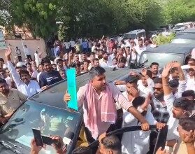 Rajasthan MLA pours petrol on self during protest march in Barmer
