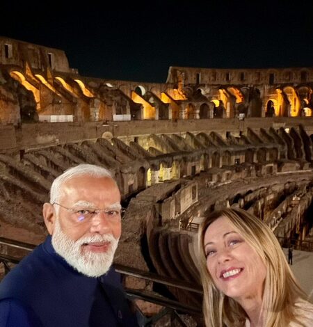 ‘Welcome to Rome, my friend!’: Giorgia Meloni welcomes PM Modi to Italy
