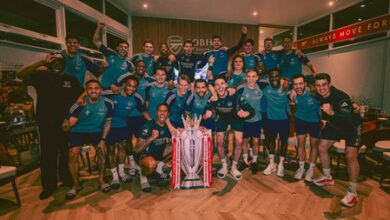 Arsenal win first Premier League title in 22 years