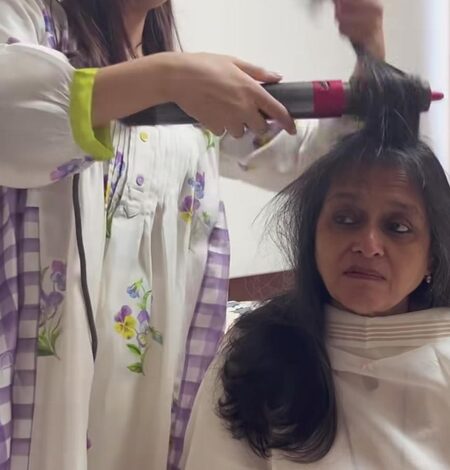 Shahid Kapoor’s sister Sanah Kapoor gives glimpse of SIL Mira Rajput turning hairdresser for Supriya Pathak