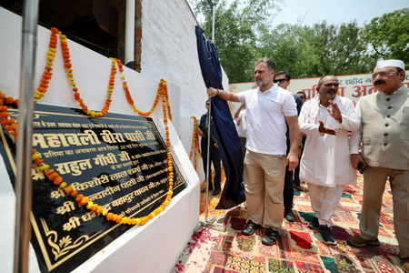 Save country from economic crisis, threat to Constitution: LoP Gandhi tells Congmen in Raebareli