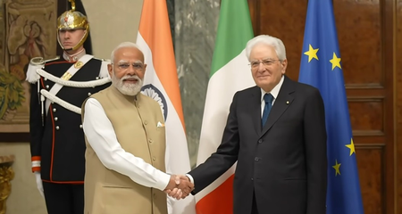 Rome: PM Modi and Italian President Mattarella reaffirm strong India-Italy partnership Rome: PM Modi and Italian President Mattarella reaffirm strong India-Italy partnership