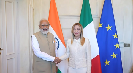 PM Modi, Italian counterpart Giorgia Meloni hold talks in Rome PM Modi, Italian counterpart Giorgia Meloni hold talks in Rome