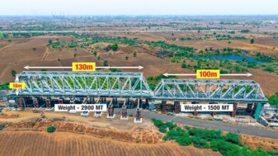 Gujarat: 130-metre steel bridge span completed for bullet train project​